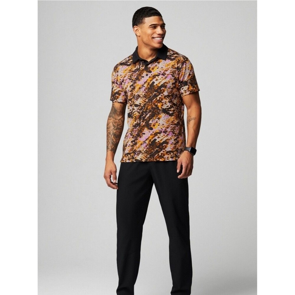 Fabletics Polo Men's XL The 24-7 Polo Golf Performance Active Stretch - Picture 1 of 6